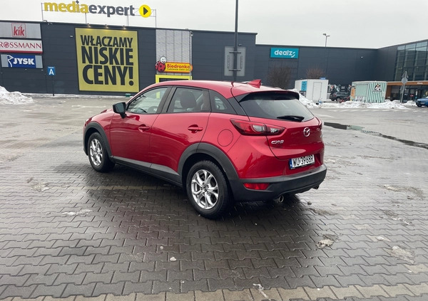 Mazda CX-3 cena 65000 przebieg: 158200, rok produkcji 2015 z Zamość małe 106